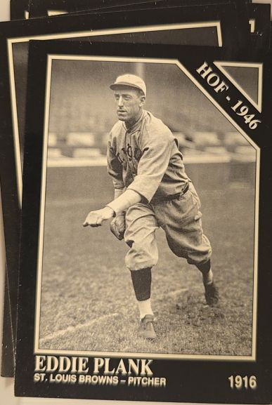 1992 Conlon Collection TSN #463 Eddie Plank — front