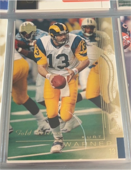 2000 Upper Deck Gold Reserve #225 Kurt Warner — front