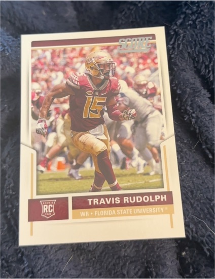 2017 Score #338 Travis Rudolph — front