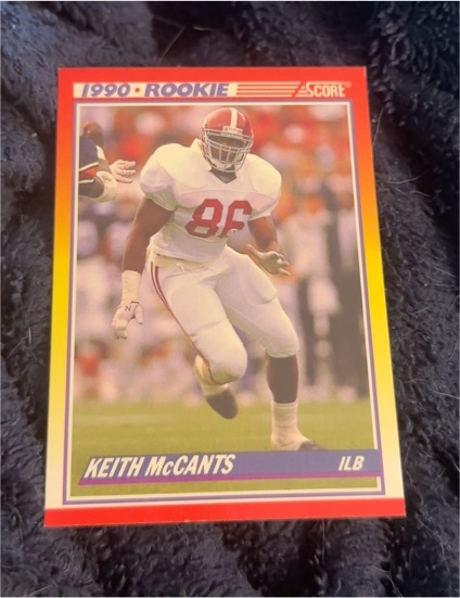 1990 Score #622 Keith McCants — front