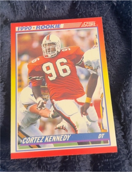 1990 Score #299 Cortez Kennedy — front