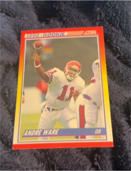 1990 Score #292 Andre Ware — front