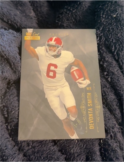 2021 Wild Card Matte #MBC-7 Devonta Smith — front