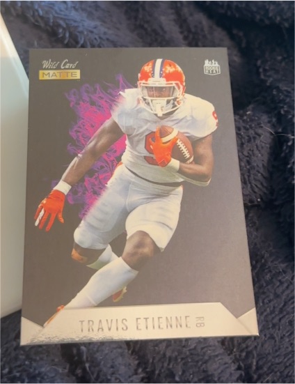 2021 Wild Card Matte #MRHR-10 Travis Etienne Rookie Heat — front