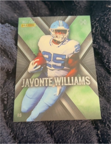 2021 Wild Card Matte X-Plode #MXP-2 Javonte Williams — front