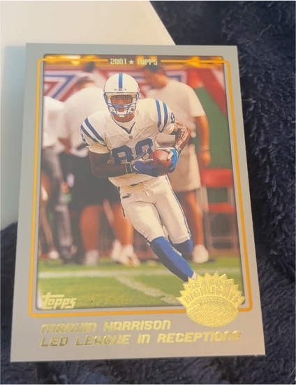 2001 Topps #289 Marvin Harrison — front