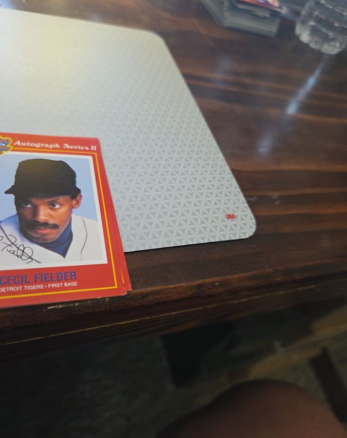 1989 Fleer Autograph Series II Cecil Fielder — front