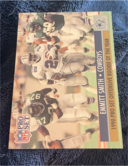 1990 Pro Set #800 Emmitt Smith — front