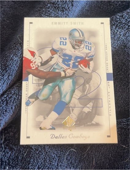 1999 Upper Deck SP Authentic #23 Emmitt Smith — front