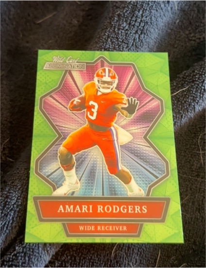 2021 Wild Card Alumination #ABC-45 Amari Rodgers — front