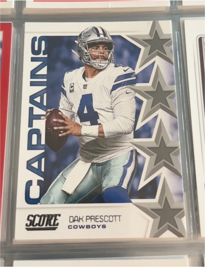 2019 Panini Score #C-4 Dak Prescott Captains — front