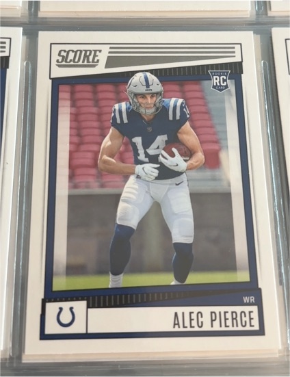 2022 Panini Score #386 Alec Pierce — front