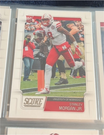 2019 Panini Score #406 Stanley Morgan Jr. — front