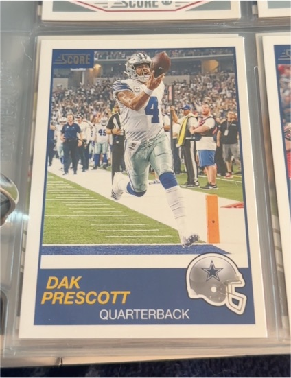 2019 Panini Score #162 Dak Prescott — front