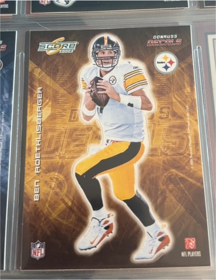 2008 Score #NNO Ben Roethlisberger Donruss Decals — front