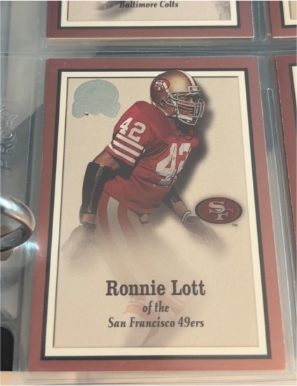 2000 Fleer Greats of the Game #63 Ronnie Lott — front