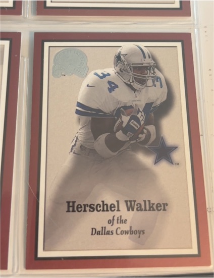 2000 Fleer Greats of the Game #48 Herschel Walker — front