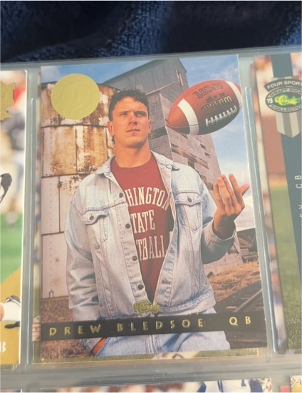 1993 Classic Images #1 Drew Bledsoe — front