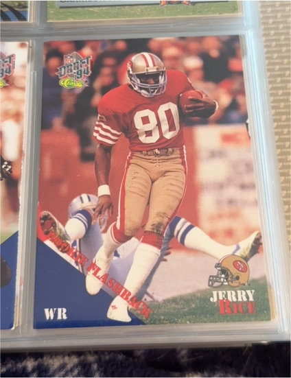 1994 Classic NFL Draft #100 Jerry Rice — front