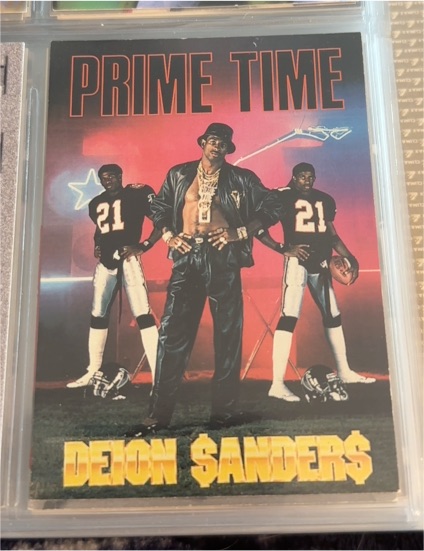 1992 Skybox Prime Time #161 Deion Sanders — front