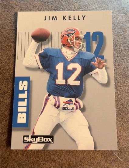 1992 SkyBox Primetime #12 Jim Kelly — front