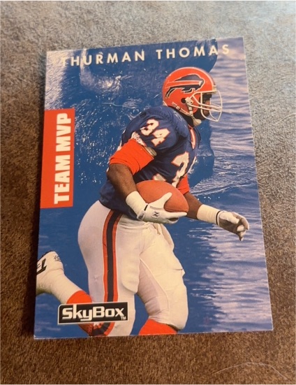 1992 SkyBox Team MVP #288 Thurman Thomas — front