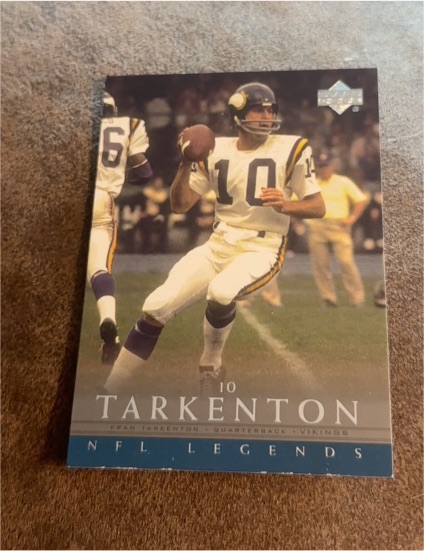 2000 Upper Deck NFL Legends #37 Fran Tarkenton — front