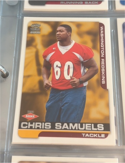 2000 Pacific Paramount #249 Chris Samuels — front