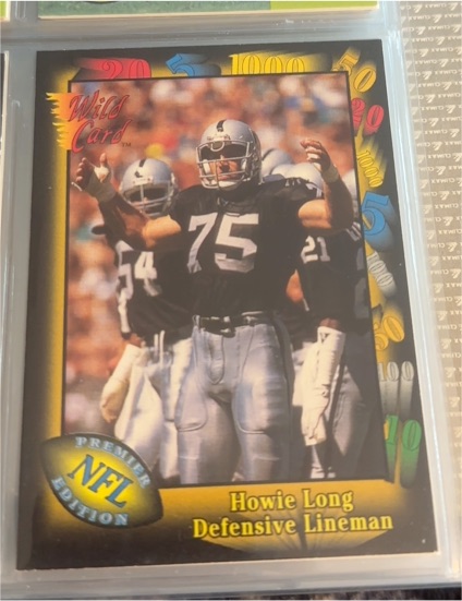 1991 Wild Card #107 Howie Long — front