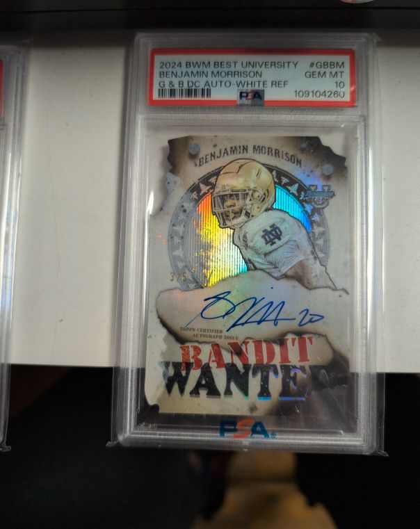 2024 Bowman Best University #GBBM Benjamin Morrison — front