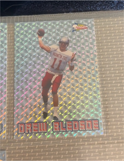 1993 Pacific Gold Prisms #3 Drew Bledsoe — front