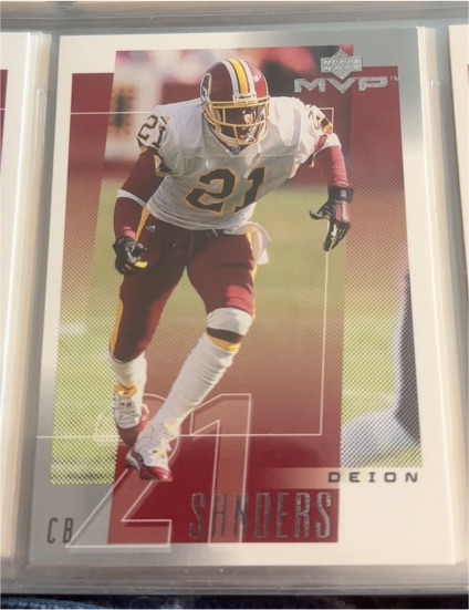 2001 Upper Deck MVP #278 Deion Sanders — front