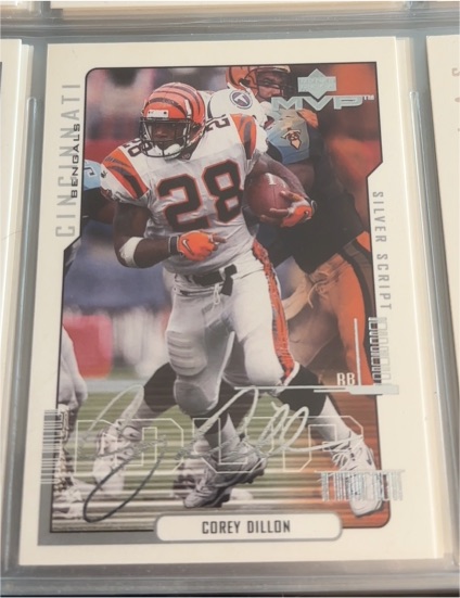 2000 Upper Deck MVP #28 Corey Dillon — front