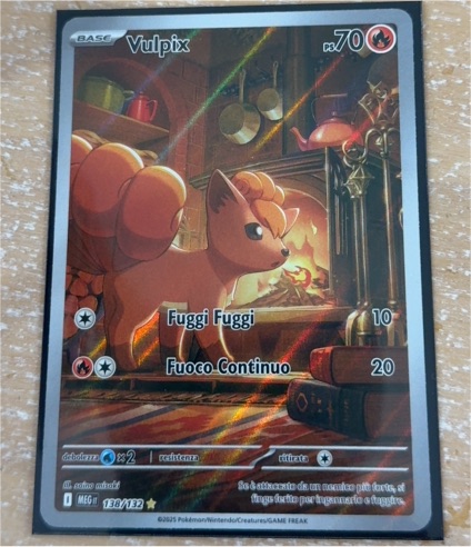 2025 Pokémon Mega Evolutions #138/132 Vulpix Illustration Rare — front