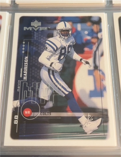 1999 Upper Deck MVP #78 Marvin Harrison — front