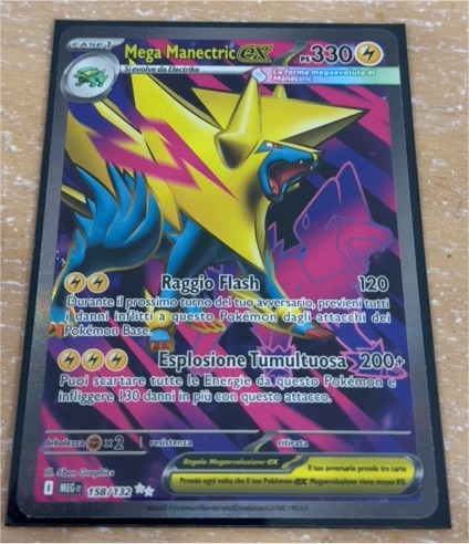 2025 Pokémon TCG Mega Evolutions #158 Mega Manectric EX — front
