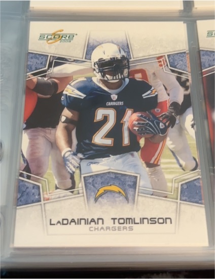 2008 Score #260 LaDainian Tomlinson — front