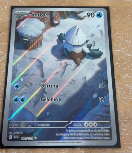 2025 Pokémon Mega Evolution #140 Snover — front