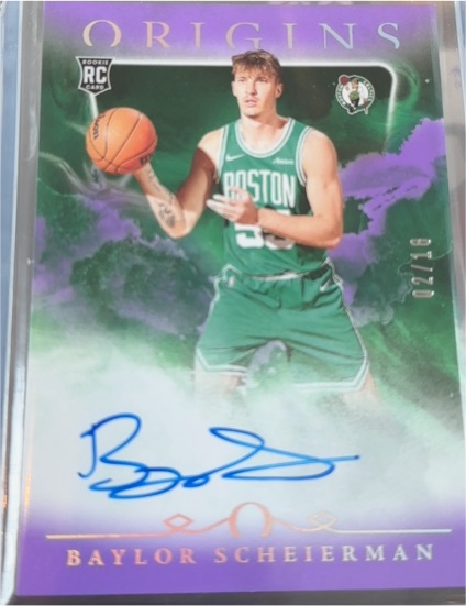 2024-25 Panini Origins #RA-BAS Baylor Scheierman — front