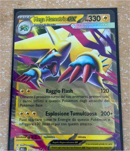 2025 Pokémon Mega Evolution #50 Mega Manectric EX — front