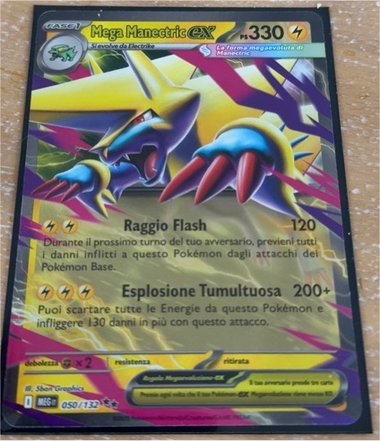 Pokemon Mega Manectric ex 050/132 — front