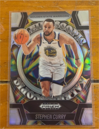 2024-25 Panini Prizm Black Kaleidoscopic Stephen Curry — front