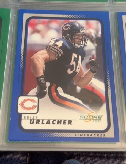 2001 Score #35 Brian Urlacher — front