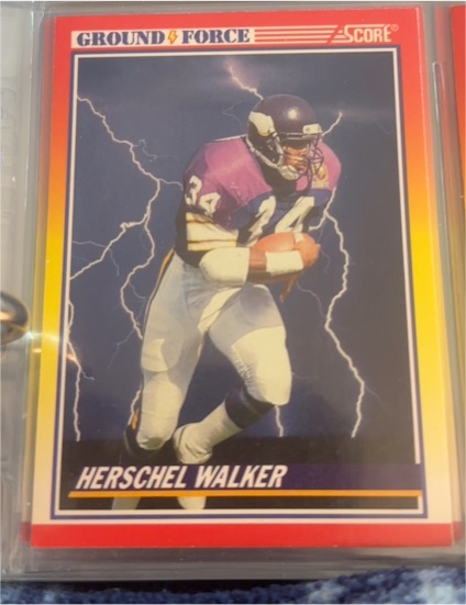 1990 Score Ground Force #561 Herschel Walker — front