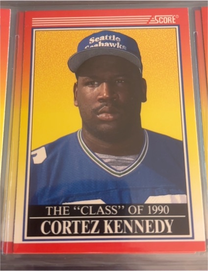 1990 Score #616 Cortez Kennedy — front