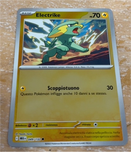 2025 Pokémon Mega Evolution #049 Electrike — front