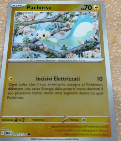 2025 Pokémon Mega Evolution #051 Pachirisu — front