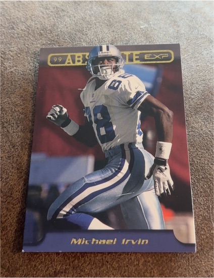 1999 Playoff Absolute EXP #? Michael Irvin — front