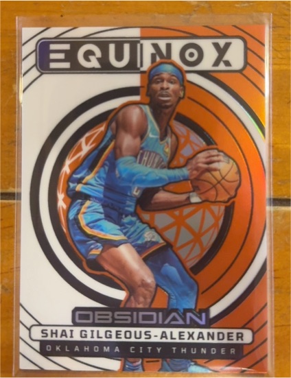 2024-25 Panini Obsidian Shai Gilgeous Alexander Equinox — front