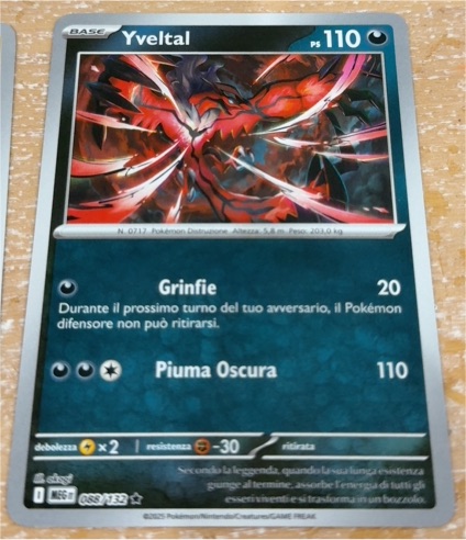 2025 Pokémon Mega Evolutions #088 Yveltal — front